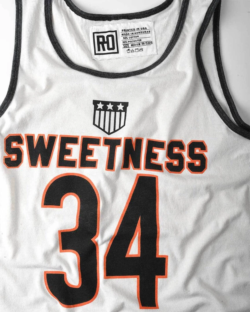 Walter Payton Payton Sweetness #34 Vintage White Tank 7 Walter Payton Payton Sweetness #34 Vintage White Tank