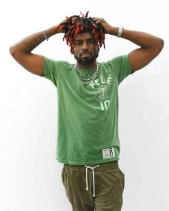 Pelé Brasil #10 Green Tee