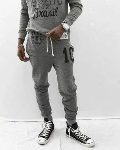 Pelé Brasil #10 Grey Sweatpants NEW ARRIVALS