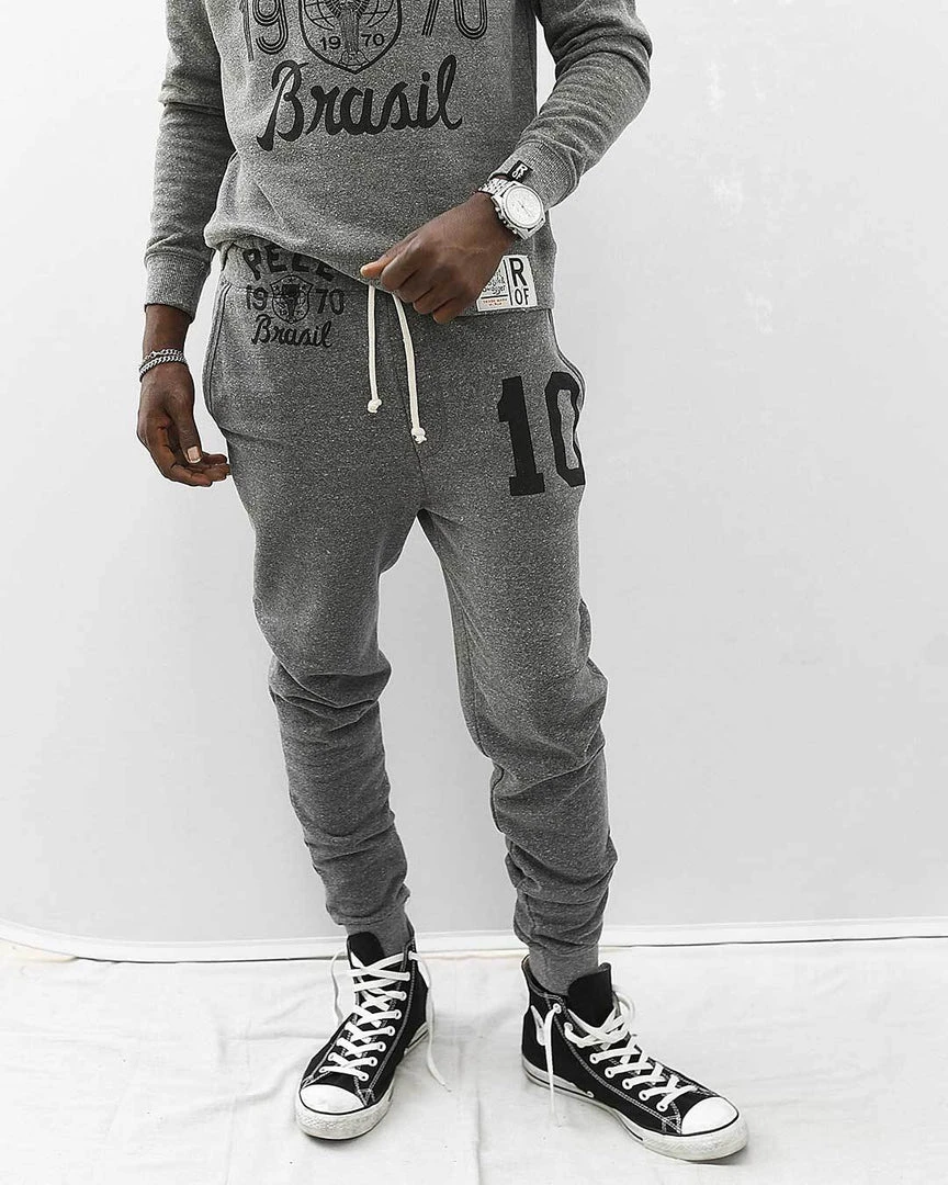 Pelé Brasil #10 Grey Sweatpants NEW ARRIVALS 3 Pelé Brasil #10 Grey Sweatpants NEW ARRIVALS