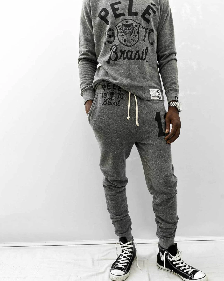 Pelé Brasil #10 Grey Sweatpants NEW ARRIVALS 6 Pelé Brasil #10 Grey Sweatpants NEW ARRIVALS