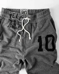 Pelé Brasil #10 Grey Sweatpants NEW ARRIVALS 13 Pelé Brasil #10 Grey Sweatpants NEW ARRIVALS