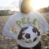 NEW ARRIVALS Pelé Brasil #10 Ivory Pullover Hoody 1 NEW ARRIVALS Pelé Brasil #10 Ivory Pullover Hoody