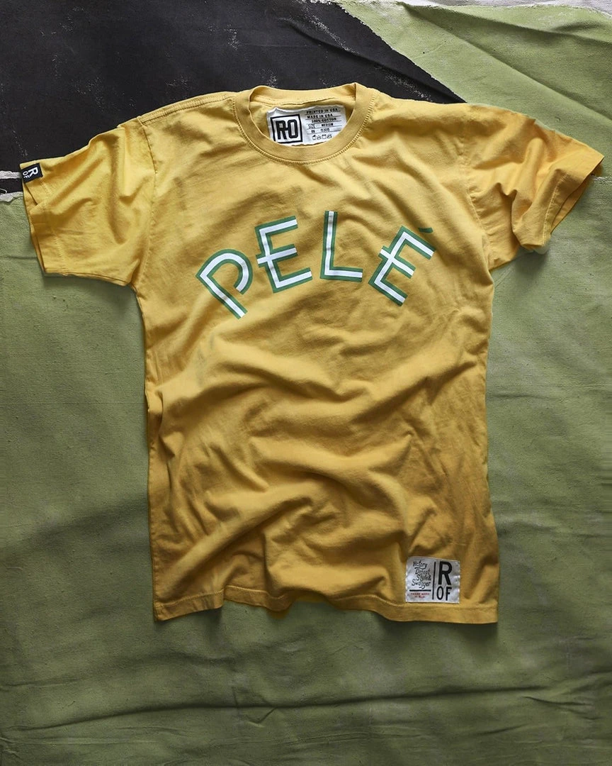 NEW ARRIVALS Pelé Brasil #10 Yellow Tee 4 NEW ARRIVALS Pelé Brasil #10 Yellow Tee
