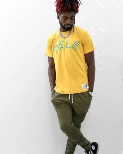 NEW ARRIVALS Pelé Brasil #10 Yellow Tee 11 NEW ARRIVALS Pelé Brasil #10 Yellow Tee