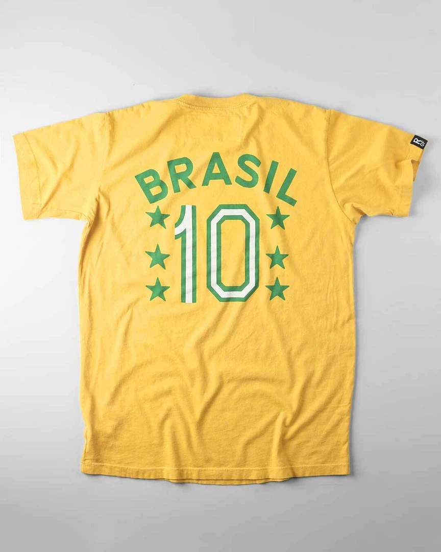 NEW ARRIVALS Pelé Brasil #10 Yellow Tee 7 NEW ARRIVALS Pelé Brasil #10 Yellow Tee