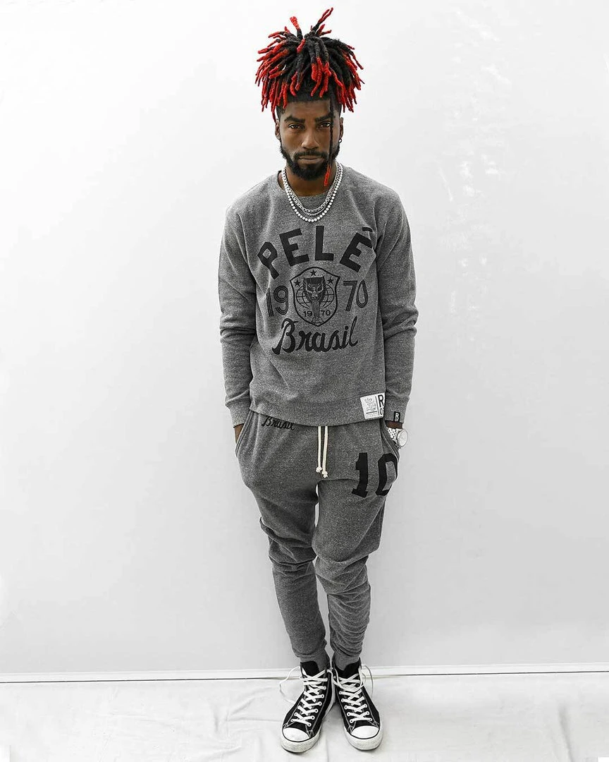 Pelé Brasil Grey Sweatshirt NEW ARRIVALS 5 Pelé Brasil Grey Sweatshirt NEW ARRIVALS