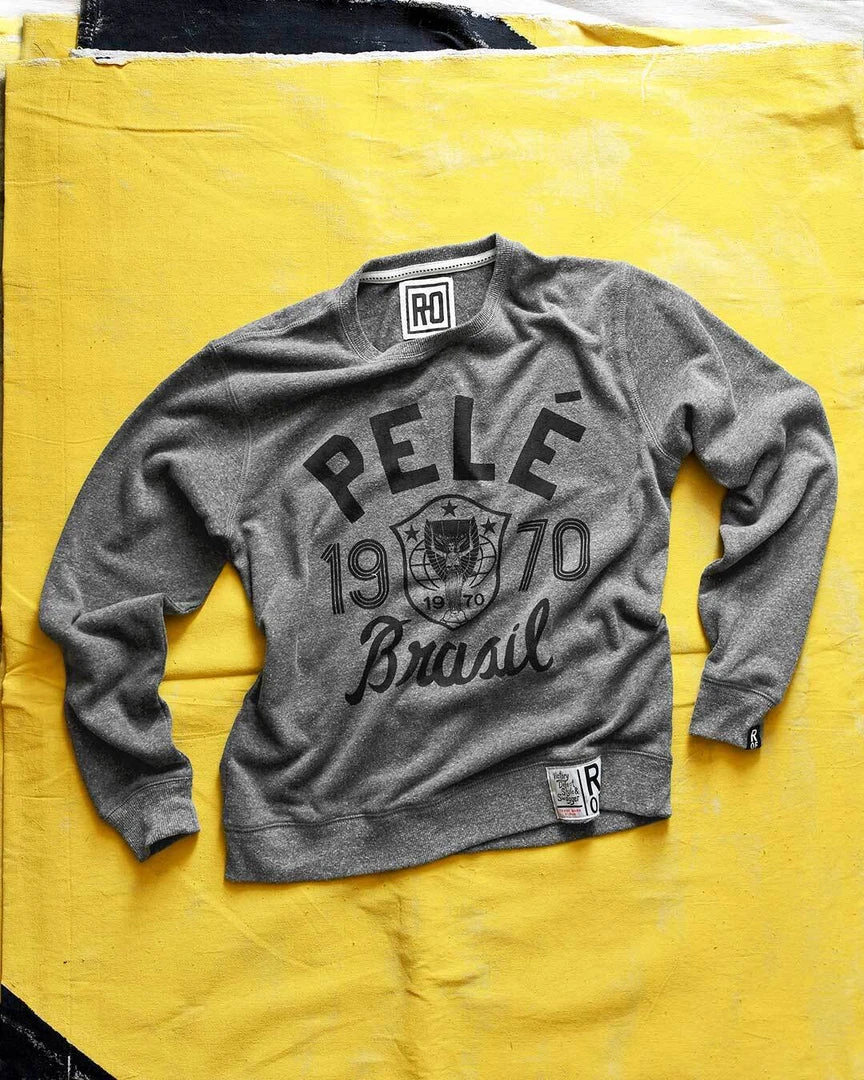 Pelé Brasil Grey Sweatshirt NEW ARRIVALS 6 Pelé Brasil Grey Sweatshirt NEW ARRIVALS