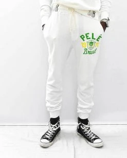 Pelé Brasil Ivory Sweatpants NEW ARRIVALS
