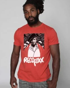 SPORT AND ICON Redd Foxx Vintage Red Cover Photo Tee