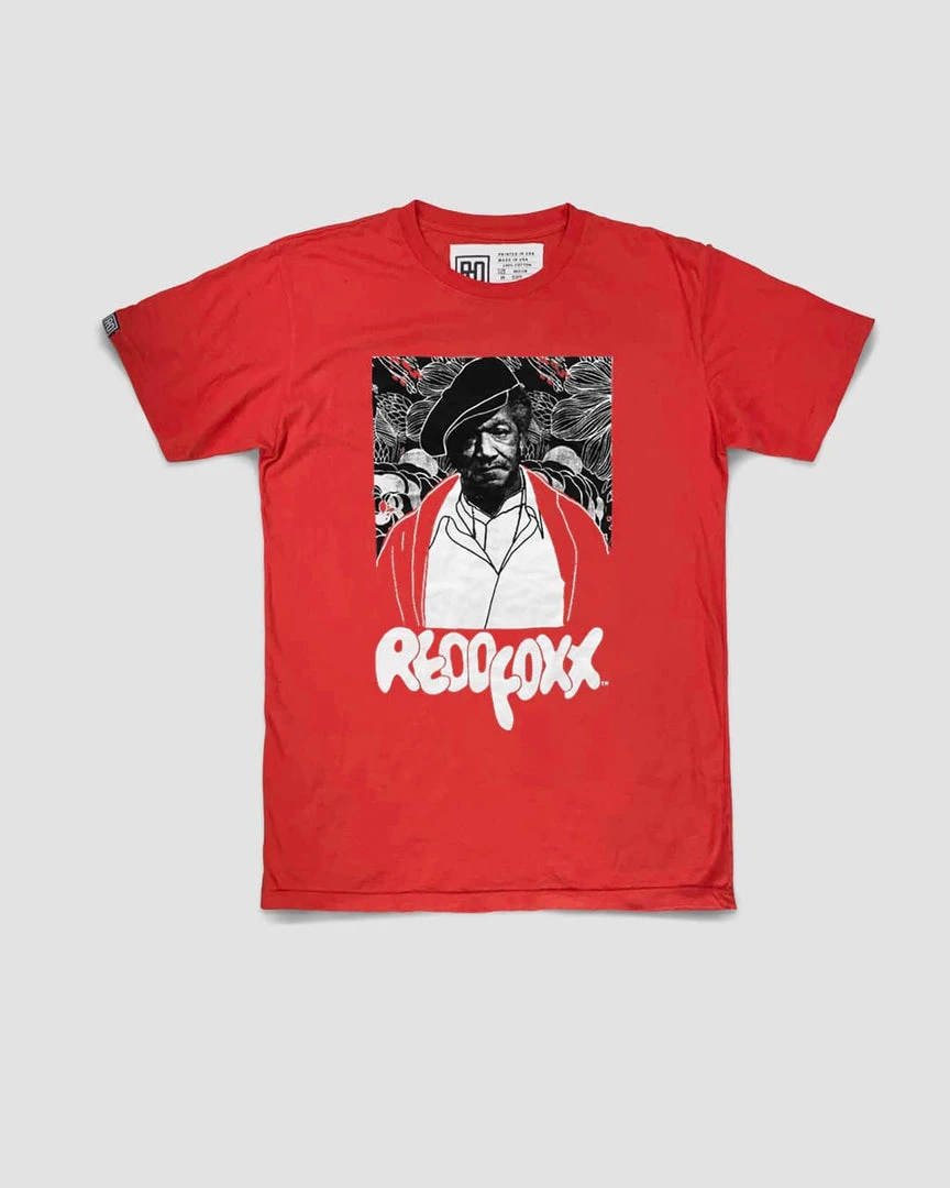 SPORT AND ICON Redd Foxx Vintage Red Cover Photo Tee 7 SPORT AND ICON Redd Foxx Vintage Red Cover Photo Tee