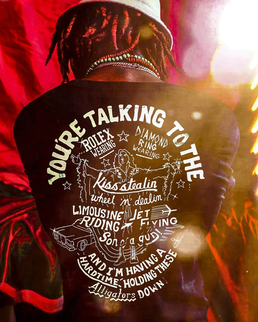 Ric Flair "You're Talking To The" Black Tee 3 Ric Flair "You're Talking To The" Black Tee