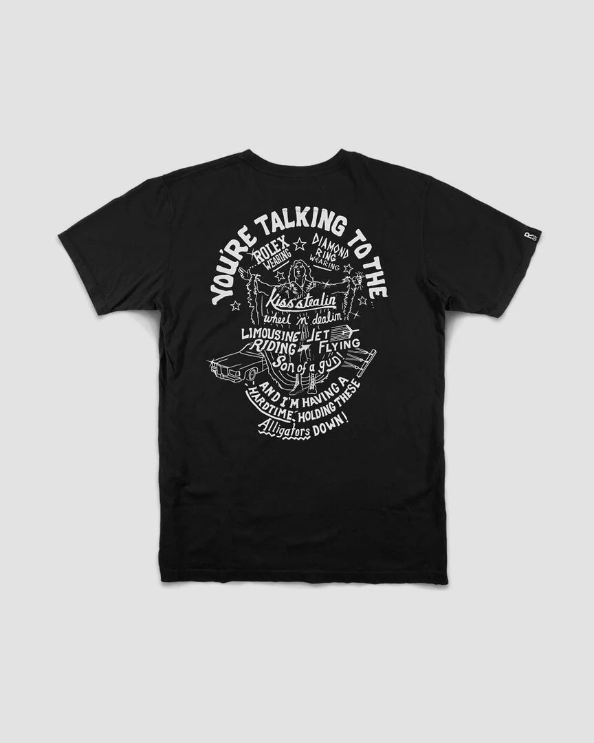 Ric Flair "You're Talking To The" Black Tee 12 Ric Flair "You're Talking To The" Black Tee