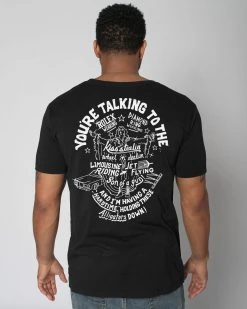 Ric Flair "You're Talking To The" Black Tee 17 Ric Flair