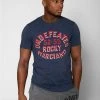 SPORT AND ICON Rocky Marciano Undefeated Navy Tee 1 SPORT AND ICON Rocky Marciano Undefeated Navy Tee