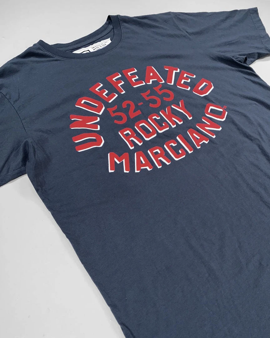 SPORT AND ICON Rocky Marciano Undefeated Navy Tee 7 SPORT AND ICON Rocky Marciano Undefeated Navy Tee