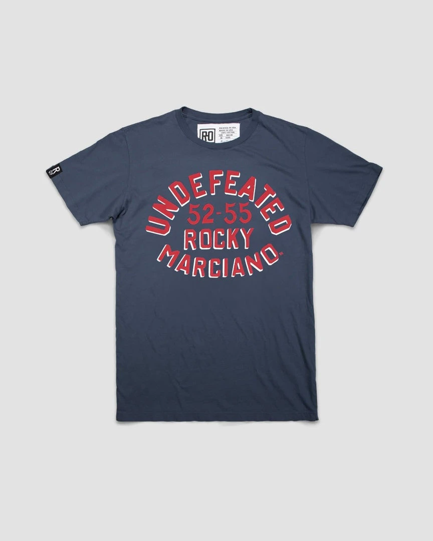 SPORT AND ICON Rocky Marciano Undefeated Navy Tee 9 SPORT AND ICON Rocky Marciano Undefeated Navy Tee