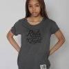 ROF COLLECTION ROF Women's Grey Tee 1 ROF COLLECTION ROF Women's Grey Tee