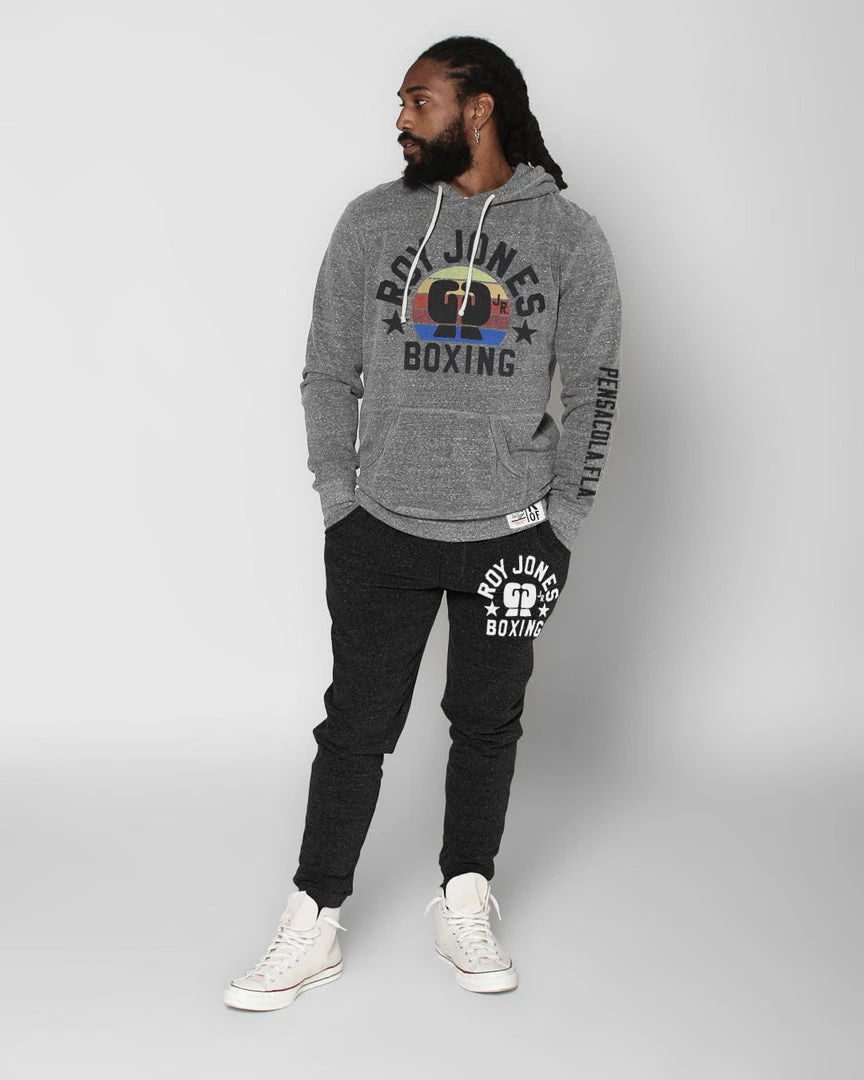 SPORT AND ICON Roy Jones Jr. Boxing Grey Pullover Hoody 4 SPORT AND ICON Roy Jones Jr. Boxing Grey Pullover Hoody