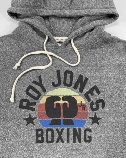 SPORT AND ICON Roy Jones Jr. Boxing Grey Pullover Hoody 18 SPORT AND ICON Roy Jones Jr. Boxing Grey Pullover Hoody