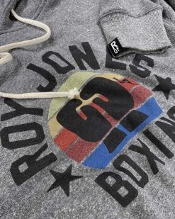 SPORT AND ICON Roy Jones Jr. Boxing Grey Pullover Hoody 13 SPORT AND ICON Roy Jones Jr. Boxing Grey Pullover Hoody