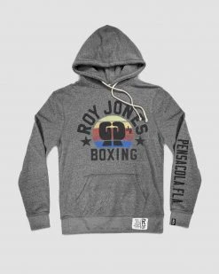 SPORT AND ICON Roy Jones Jr. Boxing Grey Pullover Hoody 19 SPORT AND ICON Roy Jones Jr. Boxing Grey Pullover Hoody