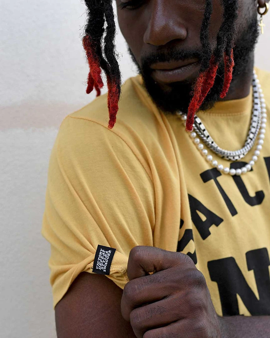 Satchel Paige NY Yellow Tee NEW ARRIVALS 6 Satchel Paige NY Yellow Tee NEW ARRIVALS