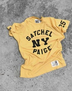 Satchel Paige NY Yellow Tee NEW ARRIVALS 14 Satchel Paige NY Yellow Tee NEW ARRIVALS
