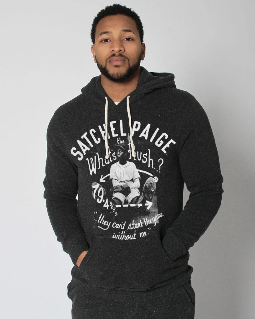 SPORT AND ICON Satchel Paige Whats The Rush Pullover Hoody 3 SPORT AND ICON Satchel Paige Whats The Rush Pullover Hoody