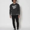 SPORT AND ICON Sugar Ray Robinson Black Sweatshirt 1 SPORT AND ICON Sugar Ray Robinson Black Sweatshirt