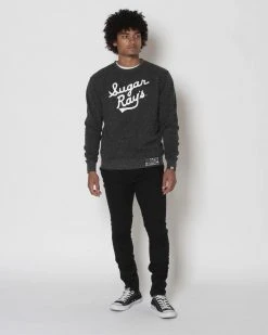SPORT AND ICON Sugar Ray Robinson Black Sweatshirt
