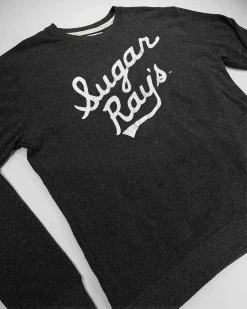 SPORT AND ICON Sugar Ray Robinson Black Sweatshirt