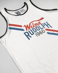 Wilma Rudolph 1960 Vintage White Tank SPORT AND ICON 14 Wilma Rudolph 1960 Vintage White Tank SPORT AND ICON