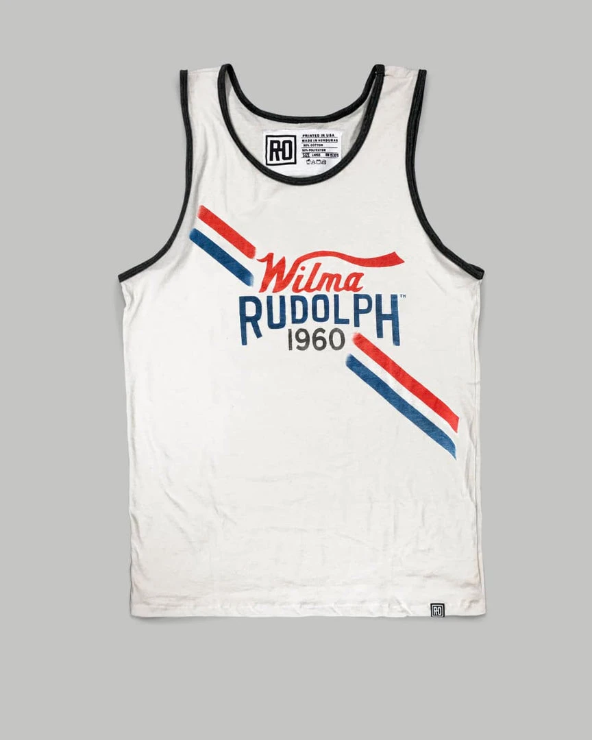 Wilma Rudolph 1960 Vintage White Tank SPORT AND ICON 9 Wilma Rudolph 1960 Vintage White Tank SPORT AND ICON