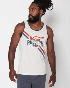 Wilma Rudolph 1960 Vintage White Tank SPORT AND ICON