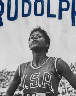 SPORT AND ICON Wilma Rudolph Photo Women's Tee 14 SPORT AND ICON Wilma Rudolph Photo Women's Tee