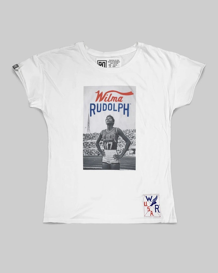 SPORT AND ICON Wilma Rudolph Photo Women's Tee 10 SPORT AND ICON Wilma Rudolph Photo Women's Tee
