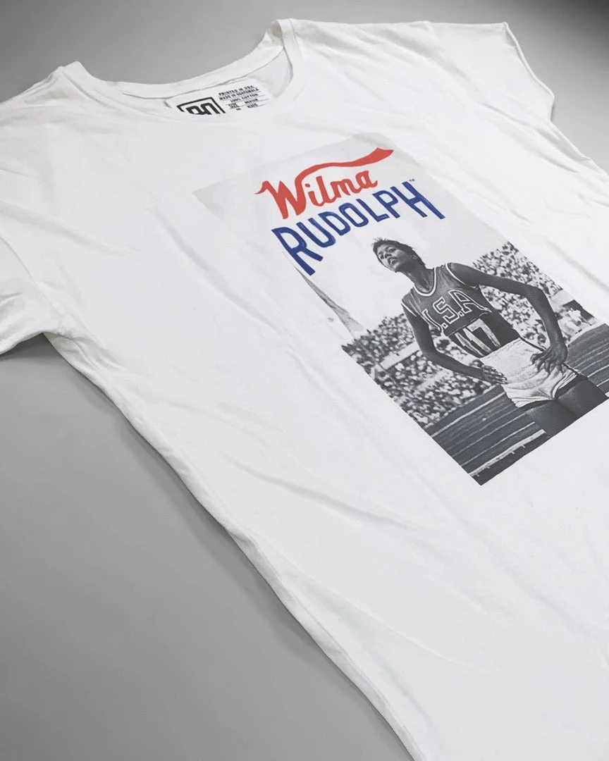 SPORT AND ICON Wilma Rudolph Photo Women's Tee 9 SPORT AND ICON Wilma Rudolph Photo Women's Tee